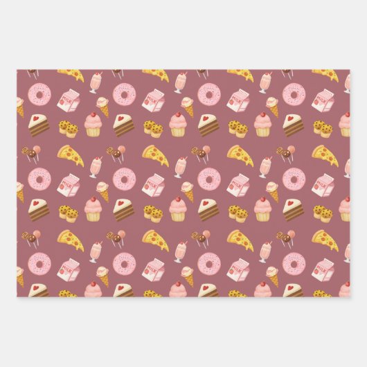 Feuille De Papier Cadeau Sweets Wrapping Paper (Devant)