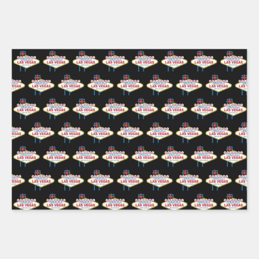 Feuille De Papier Cadeau Symbole de Las Vegas (Devant)