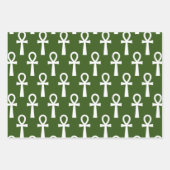 Feuille De Papier Cadeau Symbole égyptien d'Ankh (Devant)