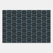 Feuille De Papier Cadeau Symbole Taurus Zodiac Fun Citation Texte Bleu Anni (Devant)