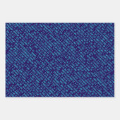 Feuille De Papier Cadeau Système numérique binaire bleu (Devant 2)