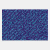 Feuille De Papier Cadeau Système numérique binaire bleu (Devant)