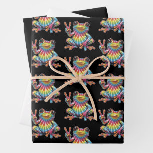 Feuille De Papier Cadeau T-shirt humoristique pour amoureux de grenouilles 