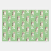 Feuille De Papier Cadeau Tabby Kitten Wrapping Paper Sheets Personalize (Devant 3)
