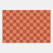 Feuille De Papier Cadeau Tableau de bord de rouille et de terre cuite (Devant 3)