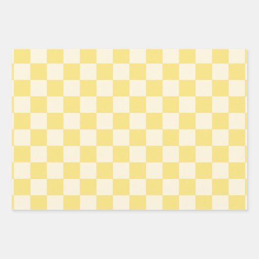 Feuille De Papier Cadeau Tableau de bord jaune (Devant 2)