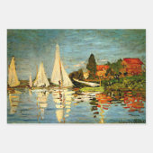 Feuille De Papier Cadeau Tableaux célèbres de Claude Monet (Devant 2)