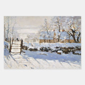 Feuille De Papier Cadeau Tableaux célèbres de Claude Monet (Devant)