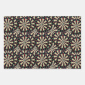 Feuille De Papier Cadeau Tableaux De Ténèbres À Bulles, (Devant 3)