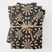 Feuille De Papier Cadeau Tableaux De Ténèbres À Bulles, (En situation)