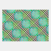 Feuille De Papier Cadeau Taffi Op Art Woodbury Sampler (Devant)