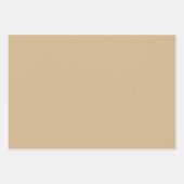 Feuille De Papier Cadeau Tan foncé clair écru teint Brown Tons 3 (Devant 2)