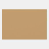 Feuille De Papier Cadeau Tan Motif arabesque sans couture (Devant 3)