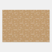 Feuille De Papier Cadeau Tan Sheep Eid Moubarak (Devant 3)