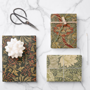 Feuille De Papier Cadeau Tapisserie du jardin de fleurs William Morris