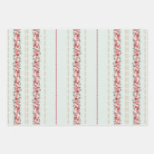 Feuille De Papier Cadeau tapisserie traditionnelle feuillage de Noël (Devant 2)