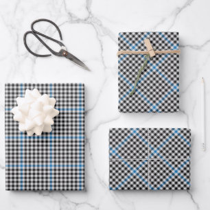 Feuille De Papier Cadeau Tartan à carreaux du clan Haig