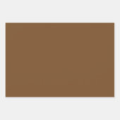 Feuille De Papier Cadeau Tartan Brown (Devant 2)