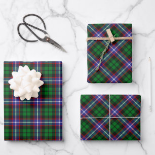 Feuille De Papier Cadeau Tartan Clan Russell
