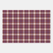 Feuille De Papier Cadeau Tartan de la robe du clan MacFarlane (Devant)