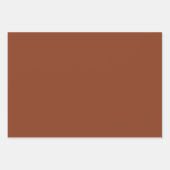 Feuille De Papier Cadeau Tartan Patiné écossais (Devant 3)