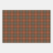 Feuille De Papier Cadeau Tartan Patiné écossais (Devant)