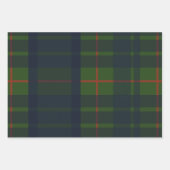 Feuille De Papier Cadeau Tartan rouge vert et bleu Plaid écossais Plaid (Devant 3)