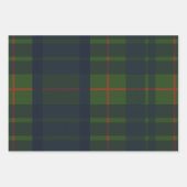 Feuille De Papier Cadeau Tartan rouge vert et bleu Plaid écossais Plaid (Devant)