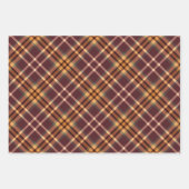 Feuille De Papier Cadeau Tartan Terre Plaids (Devant 3)