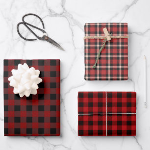 Feuille De Papier Cadeau Tartans écossais