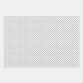 Feuille De Papier Cadeau Taupe Beige Noir Rouge Traditionnel (Devant 2)