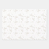 Feuille De Papier Cadeau Taupe les enfants Aïd Moubarak (Devant)