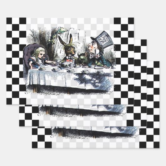 Feuille De Papier Cadeau Tea Party 2 (Lot)