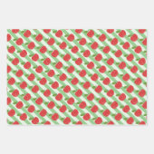 Feuille De Papier Cadeau teacher apple appreciation bright colourful cute (Devant 3)