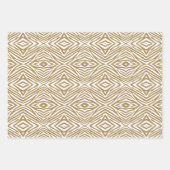Feuille De Papier Cadeau Teak Neutral Zebra (Devant 2)