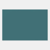 Feuille De Papier Cadeau Teal, or, White and Black Oils (Devant 2)