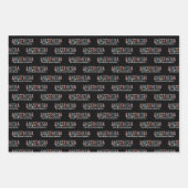 Feuille De Papier Cadeau Technicien d'anesthésie Technique d'anesthésie rét (Devant 2)