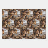 Feuille De Papier Cadeau Ted. E. Ours (Devant 2)