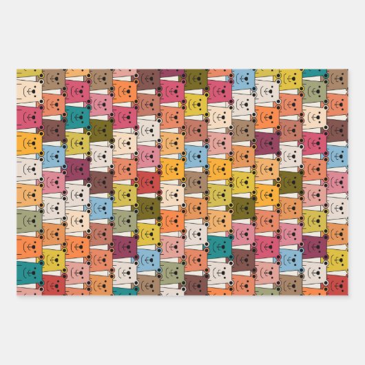 Feuille De Papier Cadeau Teddy Bear (Devant)