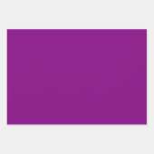 Feuille De Papier Cadeau Teintes de Chardon Uni Gris Violet 3 Tons (Devant)