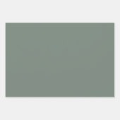 Feuille De Papier Cadeau Teintes Gris Argent Simple Fumé Espagnol 3 Tons (Devant 2)