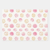 Feuille De Papier Cadeau Teinture à tarte rose (Devant 3)