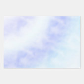 Feuille De Papier Cadeau Teinture violet blanc Aqua Blue Tie (Devant)