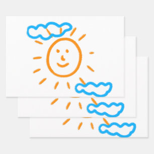 Feuille De Papier Cadeau Télécharger des enfants Dessiner Transformer des e