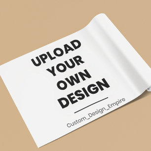 Feuille De Papier Cadeau Téléchargez votre propre design ici Modèle perso