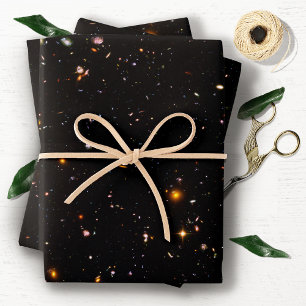 Feuille De Papier Cadeau Télescope Hubble Ultra Deep Field Galaxies Photo