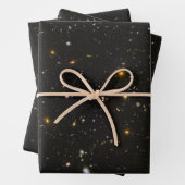 Feuille De Papier Cadeau Télescope spatial Hubble Champ de Galaxies Envelop (En situation)