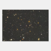 Feuille De Papier Cadeau Télescope spatial Hubble Champ de Galaxies Envelop (Devant)