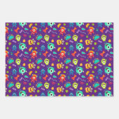 Feuille De Papier Cadeau Temps des monstres (Devant 2)