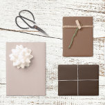 Feuille De Papier Cadeau Tendance Country Rustique Brown couleur solide<br><div class="desc">Un beau trio couleur de feuilles de papier clair,  chocolat foncé et brun mocha. Un compliment à vos cadeaux pour toute occasion spéciale,  événement ou saison des fêtes.</div>